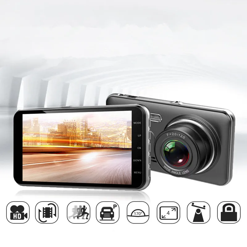 HD 1080P Car DVR/Dash Vehicle Camera 4.0 Inch Front & Rear Dual Lens Driving Recorder DVRS Camcorder With Parking Monitoring
HD 1080P Car DVR/Dash Vehicle Camera 4.0 Inch Front & Rear Dual Lens Driving Recorder DVRS Camcorder With Parking Monitoring
