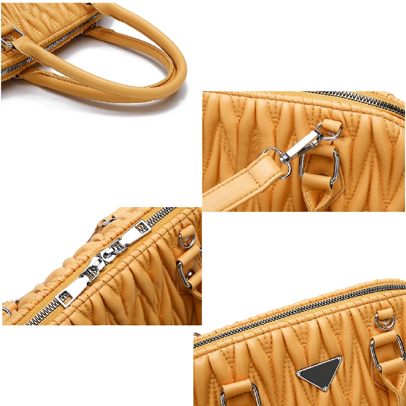 2021 Autumn New Female Handbag Luxury Fashion Yellow Ladies Shoulder Bag Mini Wallet Classic Striped Purple Girl Messenger Bag 2021 Autumn New Female Handbag Luxury Fashion Yellow Ladies Shoulder Bag Mini Wallet Classic Striped Purple Girl Messenger Bag