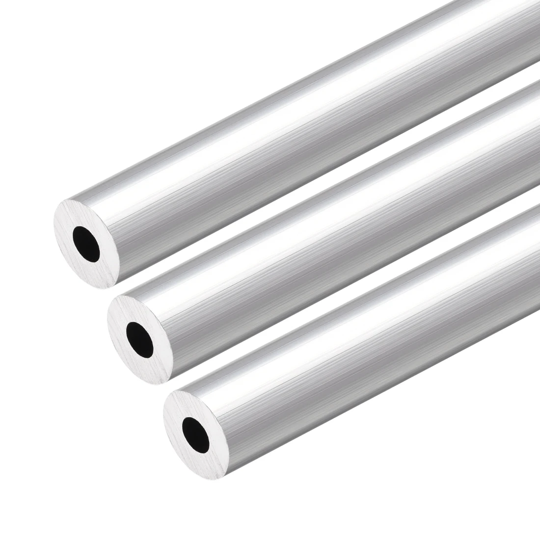 uxcell 6063 Aluminum Round Tube 300mm Length 12mm OD 5mm Inner Dia Seamless Straight Tubing 3 Pcs | Инструменты
