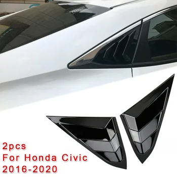 1Pair Quarter Window Louver Cover Rear Side Glossy Black For Honda Civic 2016-20
1Pair Quarter Window Louver Cover Rear Side Glossy Black For Honda Civic 2016-20
