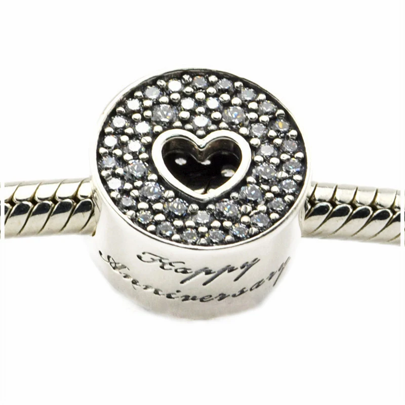Happy Birthday Crystal Beads for Silver 925 Original Charms Bracelets DIY Hollow Heart Silver Charm Beads for Jewelry Making
Happy Birthday Crystal Beads for Silver 925 Original Charms Bracelets DIY Hollow Heart Silver Charm Beads for Jewelry Making