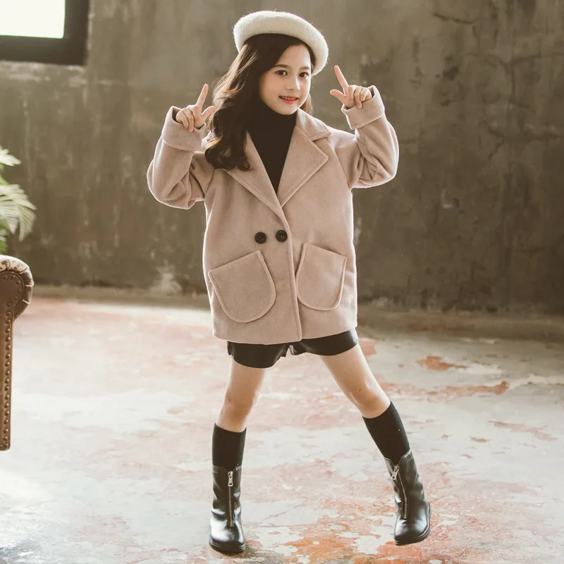 Girls 2019 New Style Autumn And Winter Thick Quilted Warm Solid Color Duffle Coat Coat Western Style Fashion
Girls 2019 New Style Autumn And Winter Thick Quilted Warm Solid Color Duffle Coat Coat Western Style Fashion