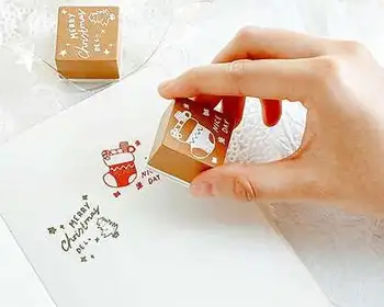 Wooden seal christmas gift socks fawn holiday greetings hand seal
Wooden seal christmas gift socks fawn holiday greetings hand seal