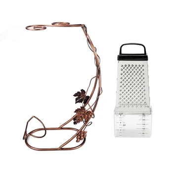 Wine Holders (Bronze) & 4 Sided Blades Cheese Vegetables Grater Carrot Cucumber Slicer Cutter Box Container Stainless
Wine Holders (Bronze) & 4 Sided Blades Cheese Vegetables Grater Carrot Cucumber Slicer Cutter Box Container Stainless