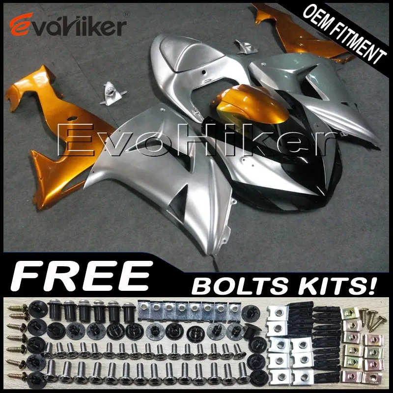 Custom motorcycle fairing for ZX-10R 2006-2007 gold silver ZX10R 06 07 ABS motor panels Body Kit+gifts
Custom motorcycle fairing for ZX-10R 2006-2007 gold silver ZX10R 06 07 ABS motor panels Body Kit+gifts
