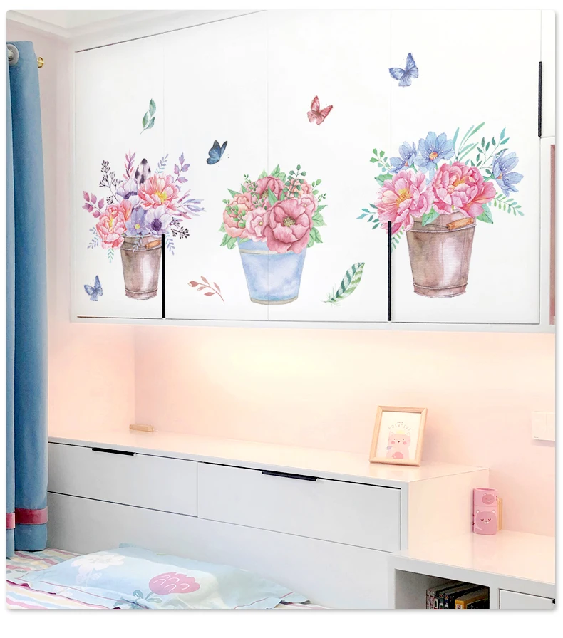 Ikebana Wall Stickers Bedroom Flower One Piece Fridge Stickers Living Room Kitchen Furniture Home Decoration Accessories QT1831 Ikebana Wall Stickers Bedroom Flower One Piece Fridge Stickers Living Room Kitchen Furniture Home Decoration Accessories QT1831