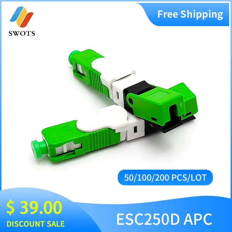 UNIKIT FTTH ESC250D Single-Mode Fiber Optic SC/APC Quick Fast Field Assembly Connector
UNIKIT FTTH ESC250D Single-Mode Fiber Optic SC/APC Quick Fast Field Assembly Connector