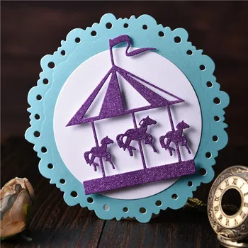 Eastshape Children's playground carousel Metal Cutting Dies Scrapbooking Album Die Cut Embossing Stencil Decor
Eastshape Children's playground carousel Metal Cutting Dies Scrapbooking Album Die Cut Embossing Stencil Decor