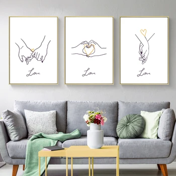 DDHH Hand By Hand Line Drawing Abstract Poster Minimalist Wall Art canvas Print Painting Nordic Modern Living Room Decor Picture
DDHH Hand By Hand Line Drawing Abstract Poster Minimalist Wall Art canvas Print Painting Nordic Modern Living Room Decor Picture