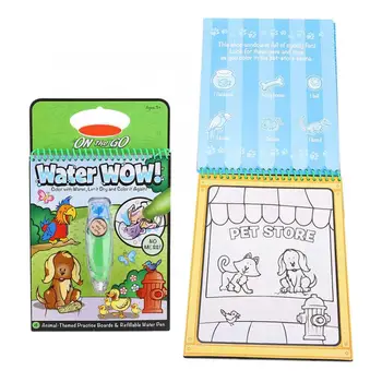 Magic Water Coloring Drawing Book with Pen Children DIY Painting Educational Toy water colour Water Drawing Book
Magic Water Coloring Drawing Book with Pen Children DIY Painting Educational Toy water colour Water Drawing Book