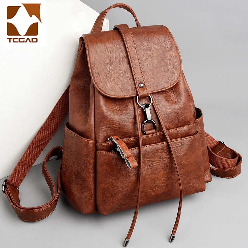 Fashion Women Backpack High Quality PU Leather Backpacks High-capacity for TeenageGirls Female School Shoulder Bag Bagpack
Fashion Women Backpack High Quality PU Leather Backpacks High-capacity for TeenageGirls Female School Shoulder Bag Bagpack