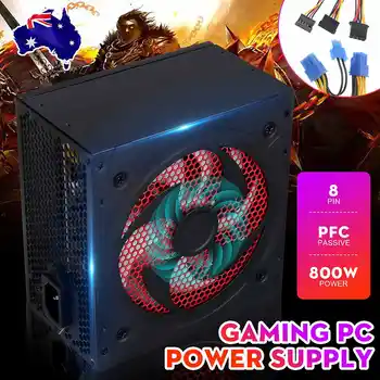 800W Power Supply passive PFC Silent Fan 12V ATX 20+4pin SATA PC Computer Power Supply for Desktop Gaming Computer EU
800W Power Supply passive PFC Silent Fan 12V ATX 20+4pin SATA PC Computer Power Supply for Desktop Gaming Computer EU