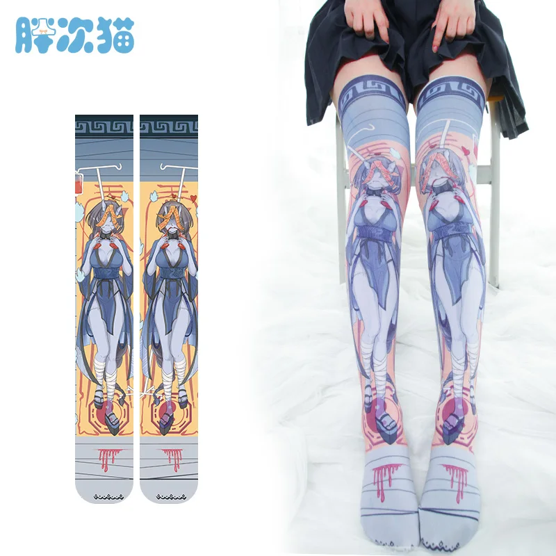 Japanese Lolita Teen Girls Anime Dark series Zombie Teenage girl Printed Stockings High Tights Velvet Overknee Stocking Cosplay
Japanese Lolita Teen Girls Anime Dark series Zombie Teenage girl Printed Stockings High Tights Velvet Overknee Stocking Cosplay