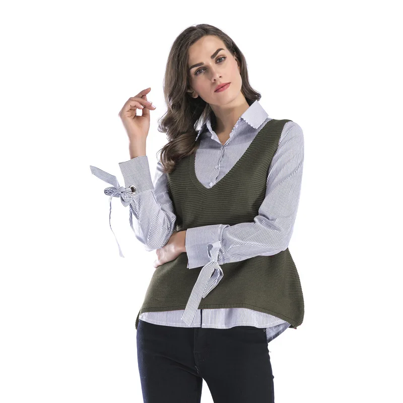 Autumn Women A Line Knitted Tank Winter Deep V-Neck Female Loose Waistcoat Sweater Pullover Casual Vest Streetwear Green Black
Autumn Women A Line Knitted Tank Winter Deep V-Neck Female Loose Waistcoat Sweater Pullover Casual Vest Streetwear Green Black