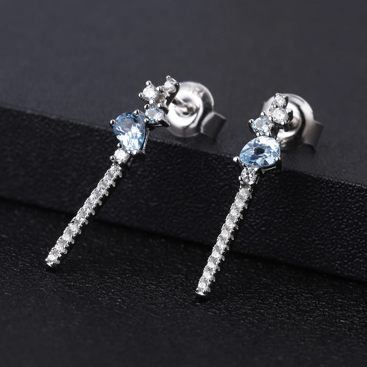 Женские серьги-подвески GEM'S BALLET серьги из стерлингового серебра 925 пробы с
