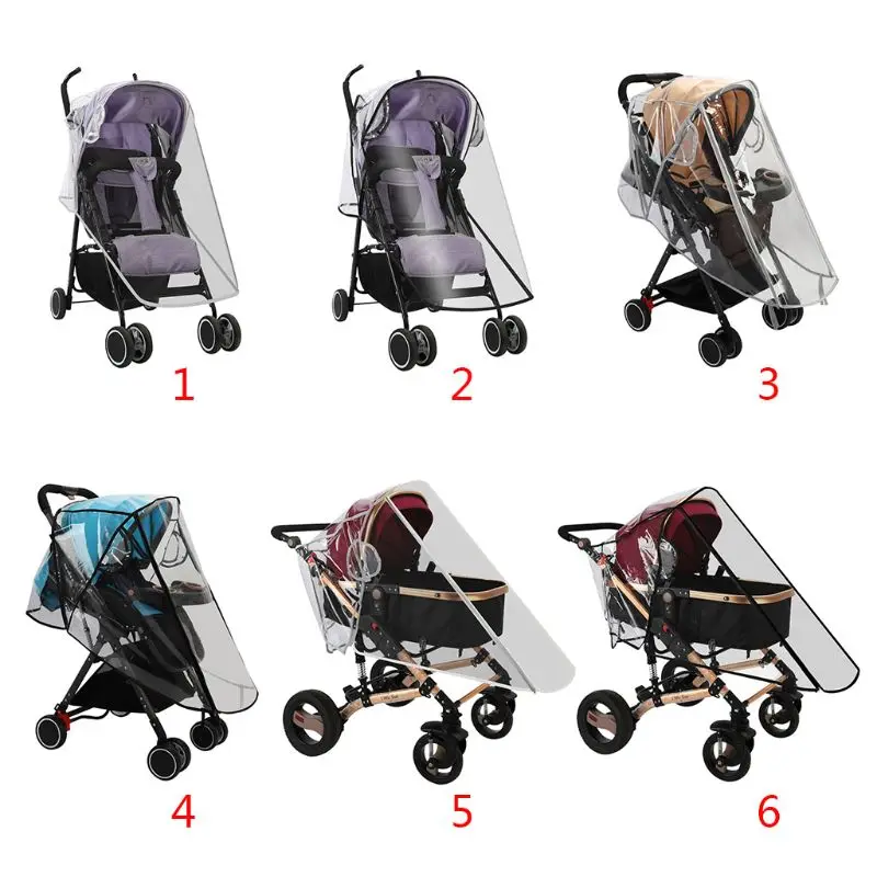 Stroller Waterproof Rain Cover Transparent Wind Dust Shield Zipper Open Raincoat Y51E
Stroller Waterproof Rain Cover Transparent Wind Dust Shield Zipper Open Raincoat Y51E