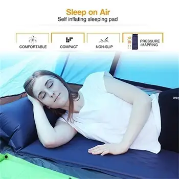 Camping Air Cushion Air Mattress Outdoors Travel Multifunction Polyester Taffeta Fold in Half Spliced Inflatable Tent Mat
Camping Air Cushion Air Mattress Outdoors Travel Multifunction Polyester Taffeta Fold in Half Spliced Inflatable Tent Mat