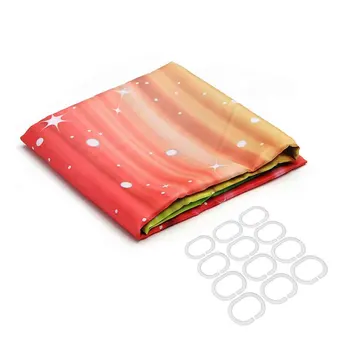 Home Decoration With Hook Indoor Colorful Rainbow Waterproof For Bathroom Window Cover Fashion Shower Curtain Polyester Hotel 
Home Decoration With Hook Indoor Colorful Rainbow Waterproof For Bathroom Window Cover Fashion Shower Curtain Polyester Hotel