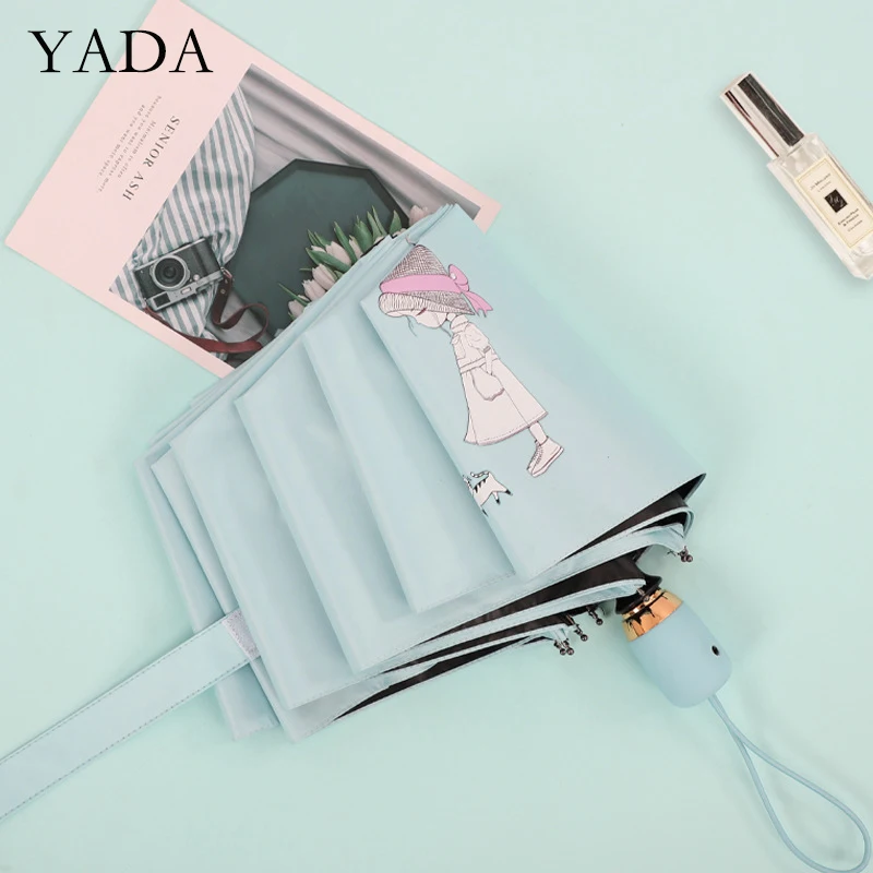 YADA INS New Cartoon Little Girl Pattern Automatic Umbrella Fold Women UV Rainproof Umbrella Parasol Rain Sun Umbrella YD200264
YADA INS New Cartoon Little Girl Pattern Automatic Umbrella Fold Women UV Rainproof Umbrella Parasol Rain Sun Umbrella YD200264