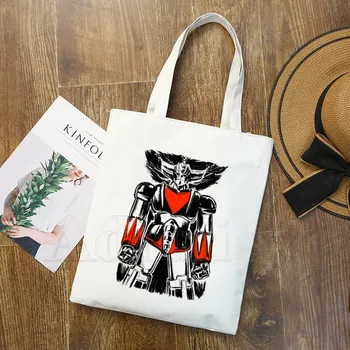 Robot Grendizer Japanese Anime Printed Canvas Shoulder Bag Female Harajuku Funny Large-capacity Eco Environmental Shopper Bag
Robot Grendizer Japanese Anime Printed Canvas Shoulder Bag Female Harajuku Funny Large-capacity Eco Environmental Shopper Bag