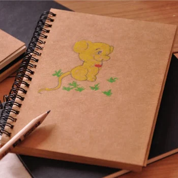 Retro Simple Coil Sketch Notebook Painting Notepad Kraft Paper Diary Blank Pages Students Notebook Business
Retro Simple Coil Sketch Notebook Painting Notepad Kraft Paper Diary Blank Pages Students Notebook Business