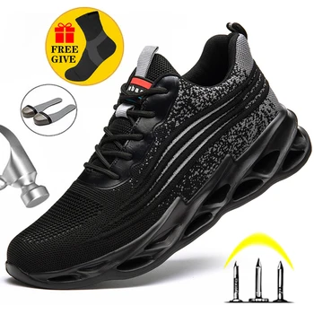 Work Shoes Men Steel Toe Shoes Anti-puncture Safety Shoes Men Work Sneakers Male Shoes Adult Work Safety Boots Free Shipping
Work Shoes Men Steel Toe Shoes Anti-puncture Safety Shoes Men Work Sneakers Male Shoes Adult Work Safety Boots Free Shipping