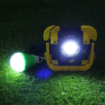 COB LED Floodlight 3 Modes with Bulb,USB Charging Cable 18650 Battery Rechargeable USB Charging Solar Powered Spot Lamp Outdoor
COB LED Floodlight 3 Modes with Bulb,USB Charging Cable 18650 Battery Rechargeable USB Charging Solar Powered Spot Lamp Outdoor