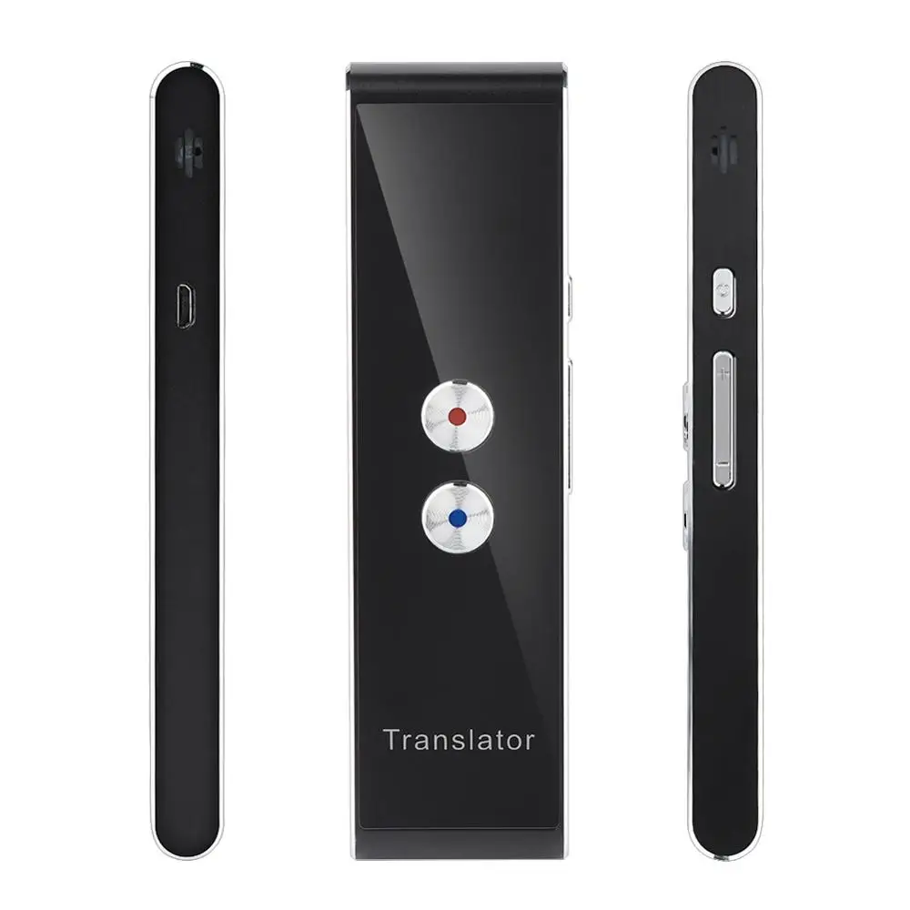 T8 Portable Voice Language Translator More Than 40 Languages Smart Real Time Photo Interpreter Travel Business Traductor
T8 Portable Voice Language Translator More Than 40 Languages Smart Real Time Photo Interpreter Travel Business Traductor