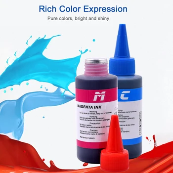 Universal 100ml Ink Cartridge Refill Replacement Refill Ink for Canon Samsung Lexmark Epson Dell Brother 
Universal 100ml Ink Cartridge Refill Replacement Refill Ink for Canon Samsung Lexmark Epson Dell Brother