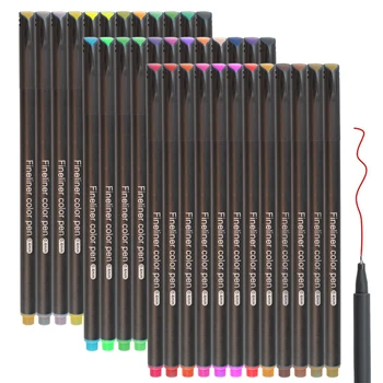 36 Colors Fine Line Colored Sketch Writing Fineliner Pens Set Drawing Pens for Note Taking Coloring Book Fine Point Art Markers
36 Colors Fine Line Colored Sketch Writing Fineliner Pens Set Drawing Pens for Note Taking Coloring Book Fine Point Art Markers