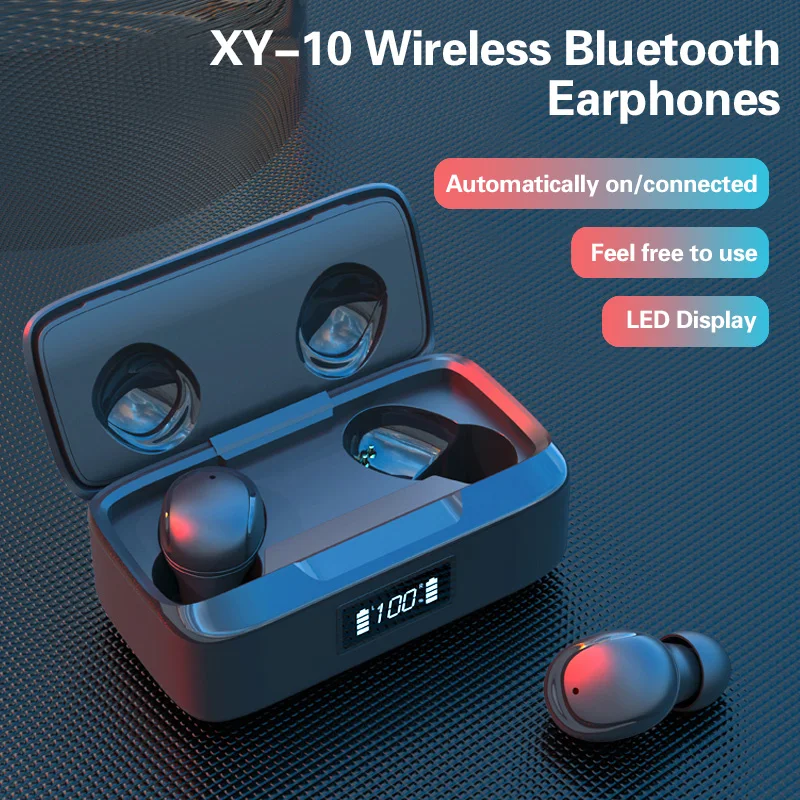 COBRAFLY TWS Wireless Bluetooth V5.0 Earphone, LED Display, Smart Touch Operation, Smart Siri, Auto Connect Earbuds
COBRAFLY TWS Wireless Bluetooth V5.0 Earphone, LED Display, Smart Touch Operation, Smart Siri, Auto Connect Earbuds