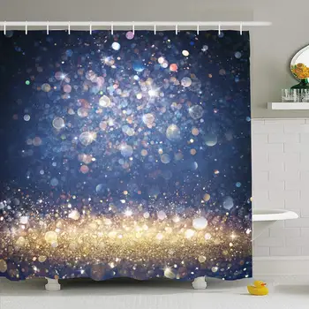 Shower Curtain Set with Hooks 72x72 Twinkled Christmas Vintage Blue Effect with Abstract Party Luxury Glow Texture Black
Shower Curtain Set with Hooks 72x72 Twinkled Christmas Vintage Blue Effect with Abstract Party Luxury Glow Texture Black
