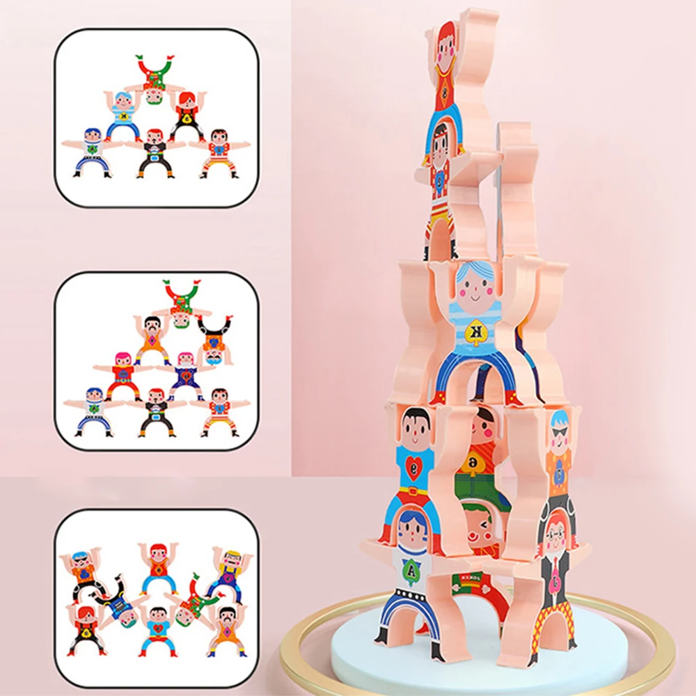 16 Pcs Diy Building Toy Hercules Balance Blocks Children's Puzzle Stack High Building Blocks Tabletop Game Toys For Children
16 Pcs Diy Building Toy Hercules Balance Blocks Children's Puzzle Stack High Building Blocks Tabletop Game Toys For Children