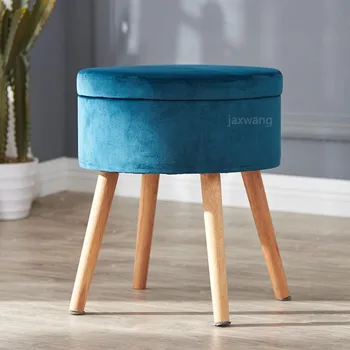 Modern Nordic Style Solid Storage stool Round Side Coffee Table with Tabletop Tray Design Makeup Stool
Modern Nordic Style Solid Storage stool Round Side Coffee Table with Tabletop Tray Design Makeup Stool