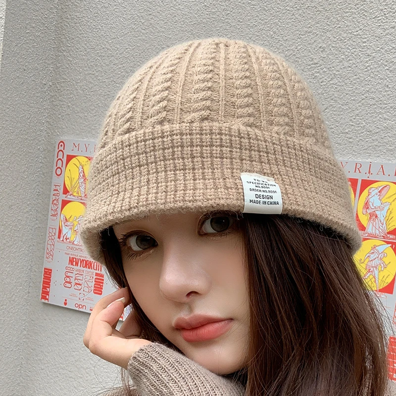 Women's Autumn Winter Hats Warm Knitted Fisherman Hat Korean Fashion Woolen Hat Japanese Bucket Hat Sun Protection Basin Hat
Women's Autumn Winter Hats Warm Knitted Fisherman Hat Korean Fashion Woolen Hat Japanese Bucket Hat Sun Protection Basin Hat