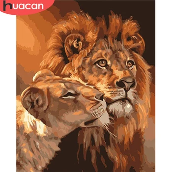HUACAN Painting By Number Lion Animal Drawing On Canvas HandPainted Art Gift DIY Picture By Number Kits Home Decoration
HUACAN Painting By Number Lion Animal Drawing On Canvas HandPainted Art Gift DIY Picture By Number Kits Home Decoration