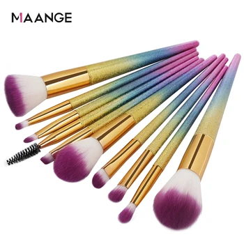 MAANGE 10Pcs 3D Makeup Brushes Set Cosmetic Foundation Powder Blend Eye Shadow Lash Lip Make Up Brush Maquiagem Beauty Tool Kit
MAANGE 10Pcs 3D Makeup Brushes Set Cosmetic Foundation Powder Blend Eye Shadow Lash Lip Make Up Brush Maquiagem Beauty Tool Kit