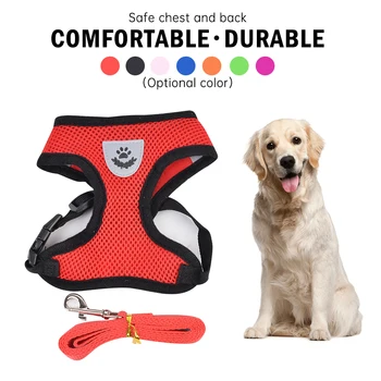 Dog Harness Vest Adjustable Reflective Breathable Mesh Harnesses For Medium Large Dog Breast-band Husky Alaskan Pet Accessories
Dog Harness Vest Adjustable Reflective Breathable Mesh Harnesses For Medium Large Dog Breast-band Husky Alaskan Pet Accessories