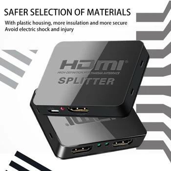 HDMI 1 in 2 out 1080p 4K 1x2 HDCP Stripper 3D Splitter Power Signal Amplifier
HDMI 1 in 2 out 1080p 4K 1x2 HDCP Stripper 3D Splitter Power Signal Amplifier