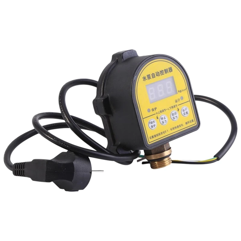 220V Digital Lcd Display Water Pump Pressure Control Switch Automatic Electronic Pressure Controller Water Pump on Off Switch
220V Digital Lcd Display Water Pump Pressure Control Switch Automatic Electronic Pressure Controller Water Pump on Off Switch