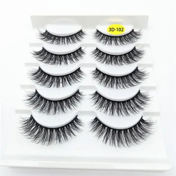 5pairs 100% Real Mink Lashes 3D Natural False Eyelashes Mink Lashes Soft Eyelashes Extension Makeup Kit 2019 NEW
5pairs 100% Real Mink Lashes 3D Natural False Eyelashes Mink Lashes Soft Eyelashes Extension Makeup Kit 2019 NEW