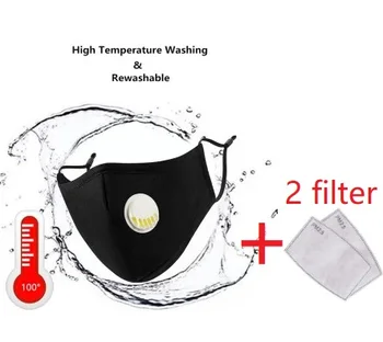 1pcs Reusable breath valved Mask combination of two activated carbon filters Anti-dust Haze Breathable cotton Mouth Mask
1pcs Reusable breath valved Mask combination of two activated carbon filters Anti-dust Haze Breathable cotton Mouth Mask