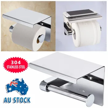 Wall Mount Toilet Paper Holde Stainless Steel Roll Paper Holder Toilet Roll Dispenser with Storage Shelf Rack for Bathroom
Wall Mount Toilet Paper Holde Stainless Steel Roll Paper Holder Toilet Roll Dispenser with Storage Shelf Rack for Bathroom