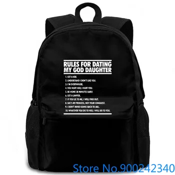 Rules for Dating My God Daughter - Birthday for Dad Him Fathers Day on Sale New women men backpack laptop travel school
Rules for Dating My God Daughter - Birthday for Dad Him Fathers Day on Sale New women men backpack laptop travel school