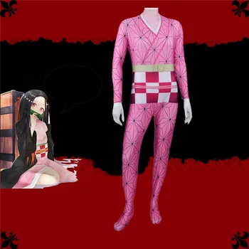Kimetsu no Yaiba Jumpsuit Kamado Nezuko Cosplay Tights Anime Adult Child Couples COS Apparel Anime Jumpsuit Halloween Party
Kimetsu no Yaiba Jumpsuit Kamado Nezuko Cosplay Tights Anime Adult Child Couples COS Apparel Anime Jumpsuit Halloween Party