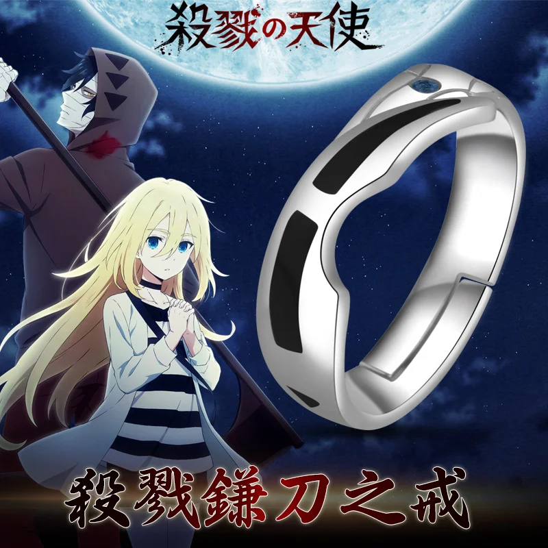 Anime Angels of Death Isaac Foster Zack Sickle Cosplay S925 Silver Finger Ring Men Women Fashion Adjustable Jewelry Gift
Anime Angels of Death Isaac Foster Zack Sickle Cosplay S925 Silver Finger Ring Men Women Fashion Adjustable Jewelry Gift