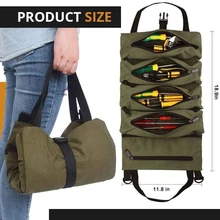Organizer Foldable Hanging Roll Tool Bag MultiPurpose Roll Bag Wrench Roll Pouch Tool Zipper Carrier Tote Working Tool Bag
Organizer Foldable Hanging Roll Tool Bag MultiPurpose Roll Bag Wrench Roll Pouch Tool Zipper Carrier Tote Working Tool Bag
