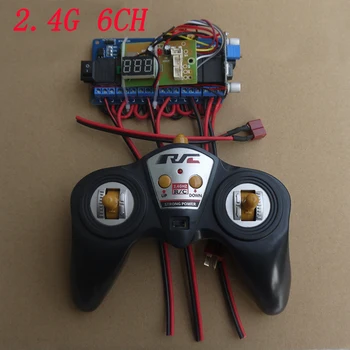 1set 2.4G 4CH 6CH Remote Controller Receiver Board 12V 24V High-power 15A Receiving for RC Car Boat Model Tank Radio Controlling
1set 2.4G 4CH 6CH Remote Controller Receiver Board 12V 24V High-power 15A Receiving for RC Car Boat Model Tank Radio Controlling