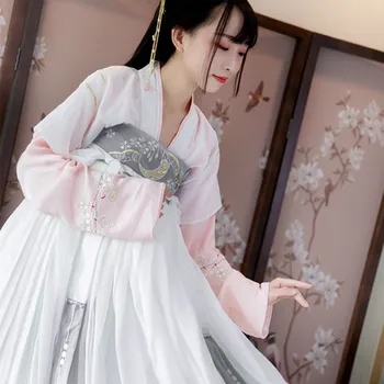 Traditional Dance Costumes Hanfu Women Chinese Fairy Dress Folk Festival Outfit Oriental Stage Wear Performance Clothing DC2699
Traditional Dance Costumes Hanfu Women Chinese Fairy Dress Folk Festival Outfit Oriental Stage Wear Performance Clothing DC2699