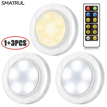 SMATRUL Dimmable LED Under Cabinet Light Remote Control Operated Closets night Lights for Kitchen Wardrobe Bathroom lighting
SMATRUL Dimmable LED Under Cabinet Light Remote Control Operated Closets night Lights for Kitchen Wardrobe Bathroom lighting